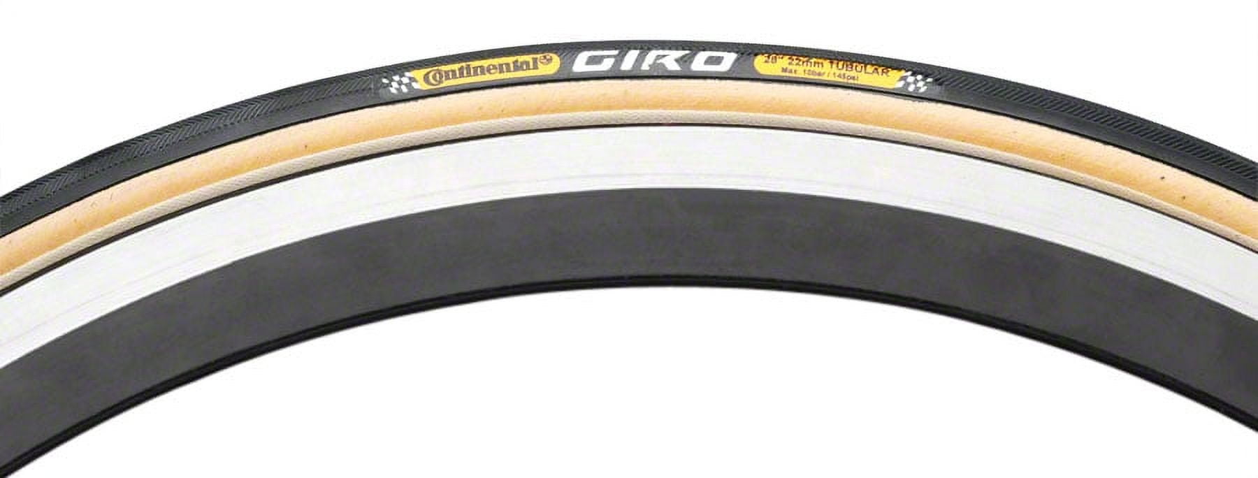 Continental Giro Tubular Road Bicycle Tire (Size 28 x 22, Tubular)