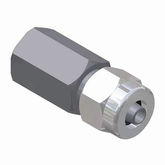 Continental Industries Female Adapter,1/2 x 1/2 In.NPT x Tube 0442-00-1512-00