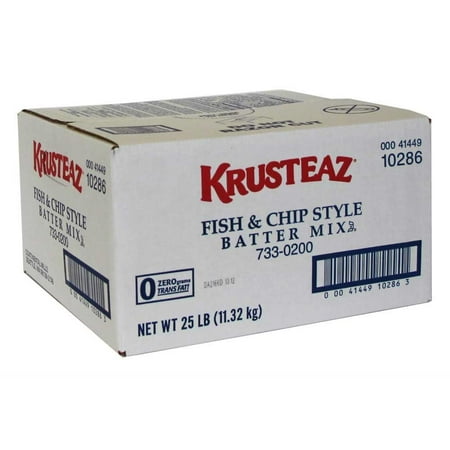 Continental Mills Krusteaz Batter Fishn Chip, 25 Pound -- 1 each.