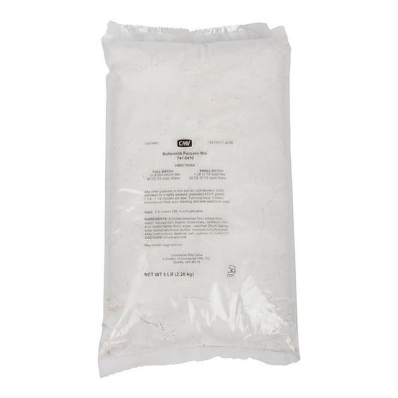 Continental Mills Value Buttermilk Pancake Mix, 5 Pound Bag, 6 per Case
