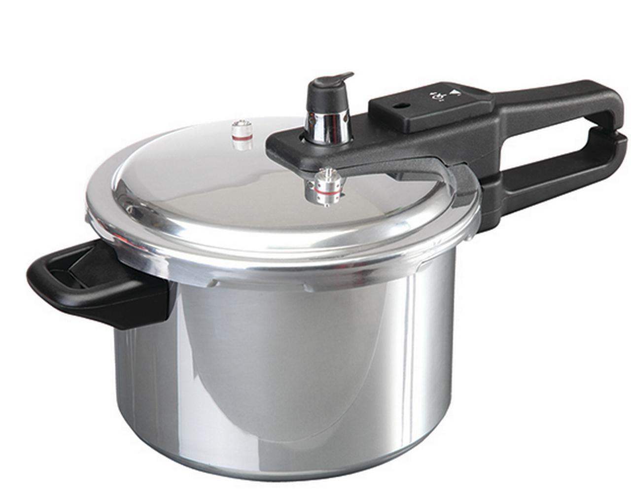 Continental Electric Pressure Cooker with Safety Valves and Interlock Handle, 6 Quart