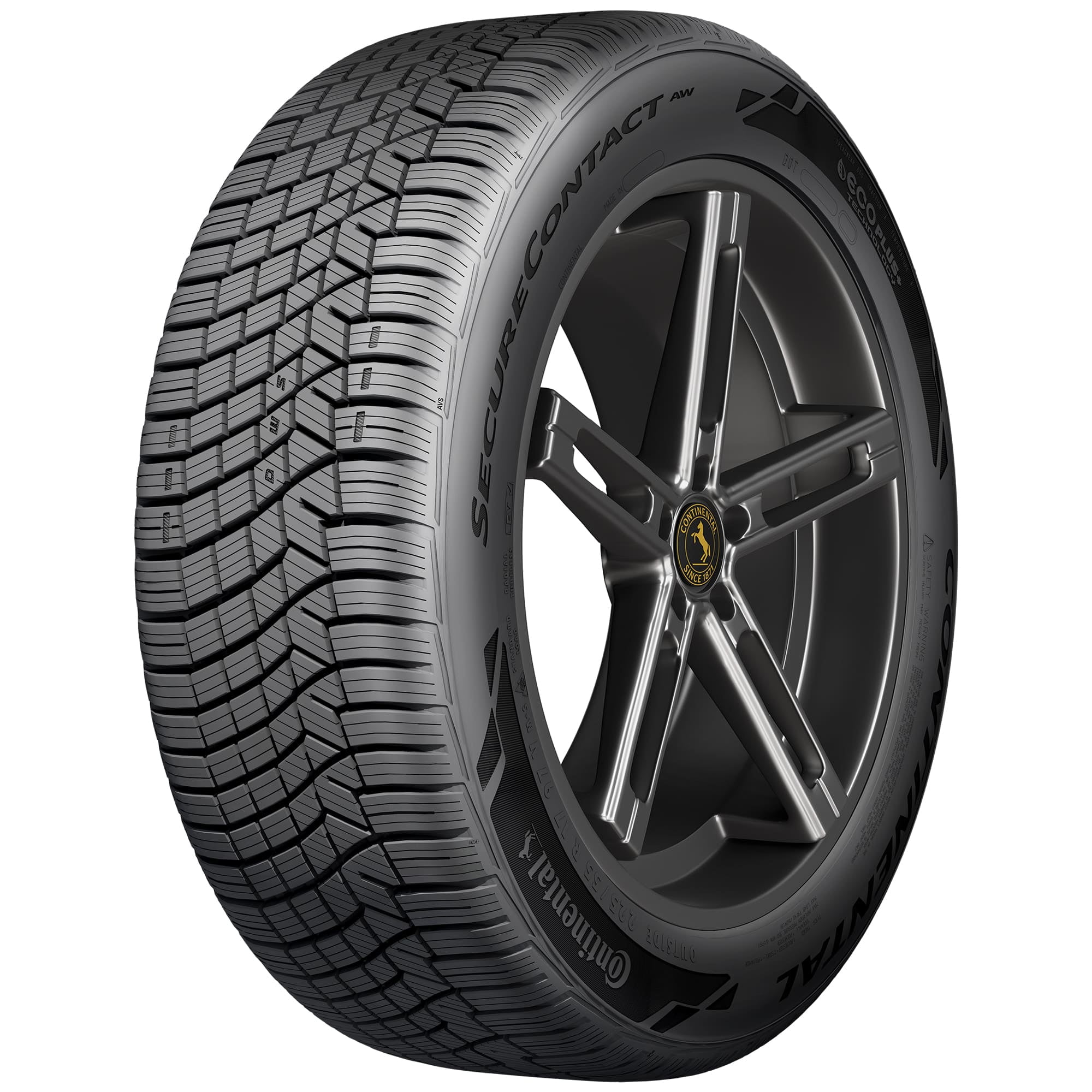 Continental SecureContact AW All Weather 235/55R20 102V Passenger Tire Simolary simolary.com