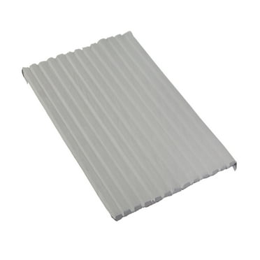 Continental Sleep, 0.75” Vertical Heavy Duty Mattress Support Wood Slats with Cover, Queen, Gray