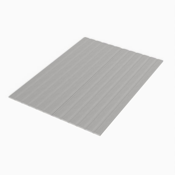 Continental Sleep, 0.75” Vertical Mattress Support Wood Slats with Cover, King, Gray