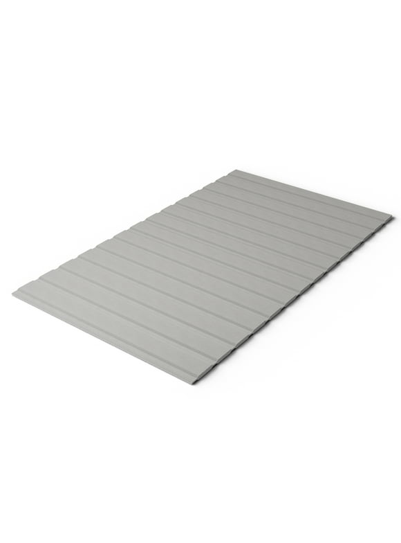 Continental Sleep, 0.75” horizontal Heavy Duty Mattress Support Wood Slats with Cover, Full, Gray