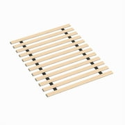 Continental Sleep, 0.75” horizontal Heavy Duty Mattress Support Wooden Slats, Queen