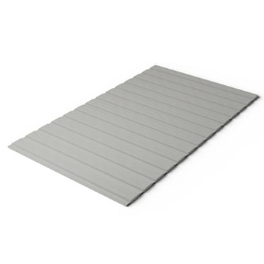 Continental Sleep, 0.75” horizontal Mattress Support Wood Slats with Cover, Queen, Gray