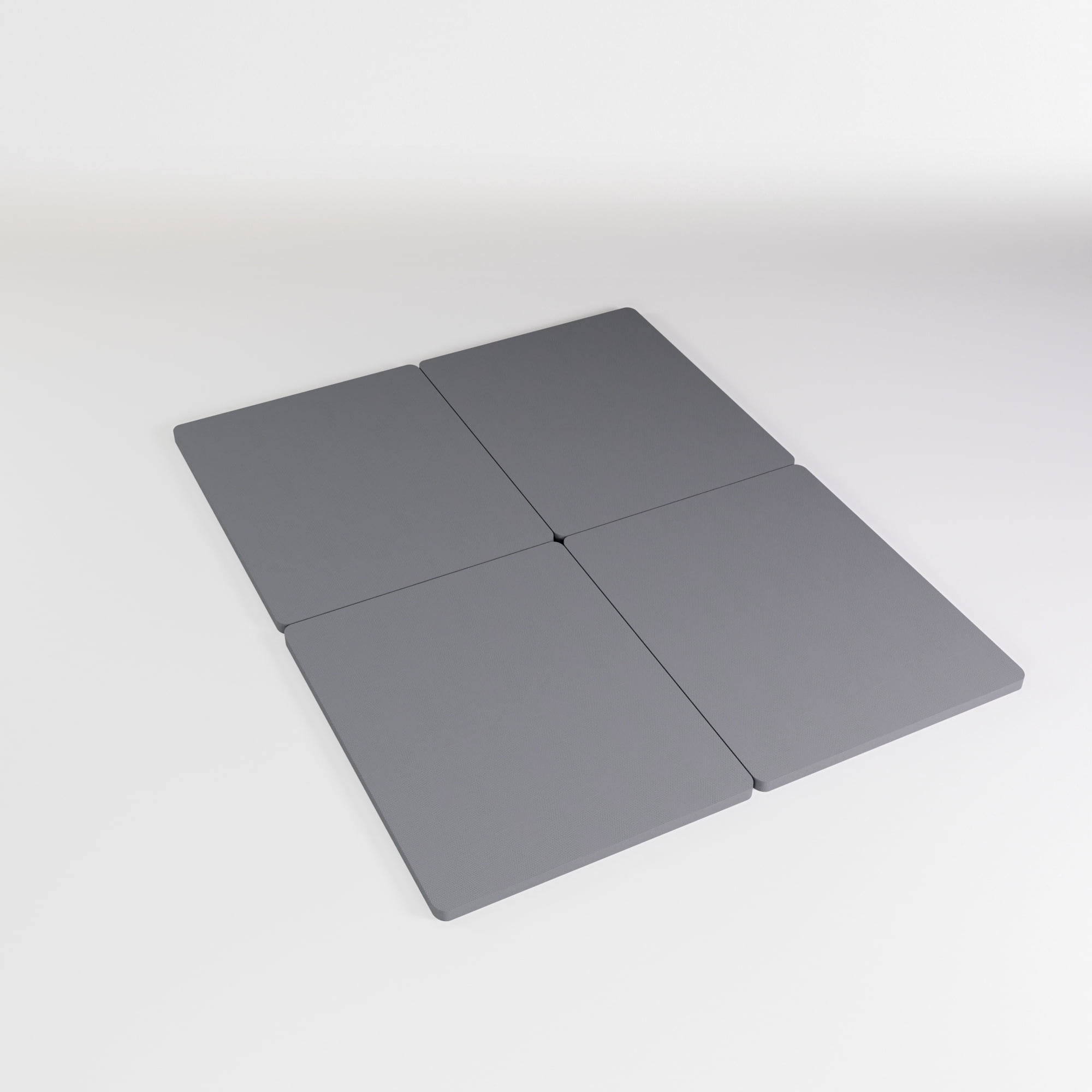 Continental Sleep, 1.5-Inch Split Bunkie Board for Mattress/Bed Support - Fully Assembled, Improved Comfort and Support, California King(Fold), Gray