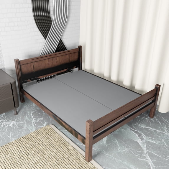 Continental Sleep 1.5" Split Wood Bunkie Board King Size Bed - 2-Piece Under Mattress Support Board, Fully Assembled, Fabric Ventilation Cover - Replaces Wooden Slats or Box Spring for Loft, Bunk Bed