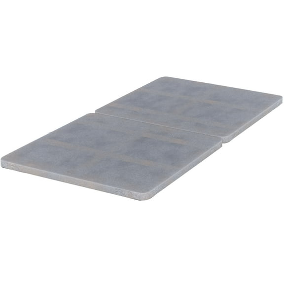 Continental Sleep, Premium 38mm Split Wood Bunkie Board Twin Size Bed - 2-Piece Under Mattress Support Board, Fully Assembled, Fabric Ventilation Cover - Replaces Wooden Slats or Box Spring for Bed