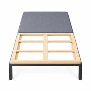 Continental Sleep, Premium 38mm Split Wood Bunkie Board Twin Size Bed - 2-Piece Under Mattress Support Board, Fully Assembled, Fabric Ventilation Cover - Replaces Wooden Slats or Box Spring for Bed
