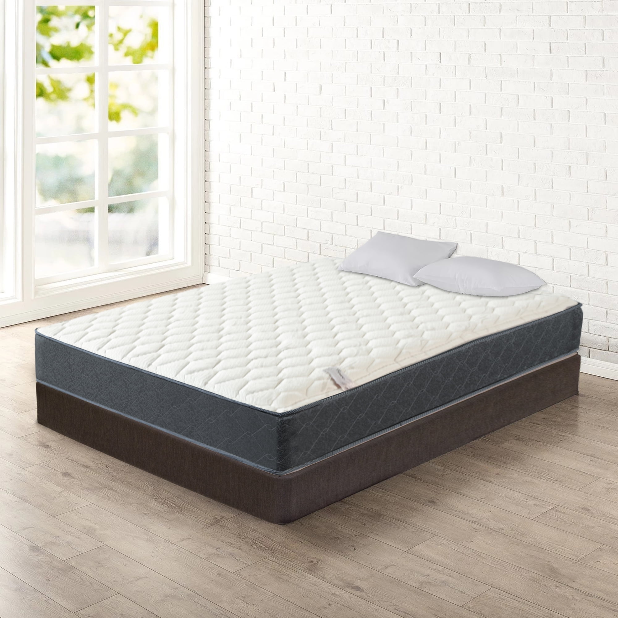 Continental Sleep, 10" Medium Tight Top Memory Foam Hybrid Mattress & 8