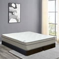 thumbnail image 1 of Continental Sleep, 12" Ultra Plush Euro Top Hybrid Mattress & 8" Split Wood Box Spring Set, Twin, 1 of 5