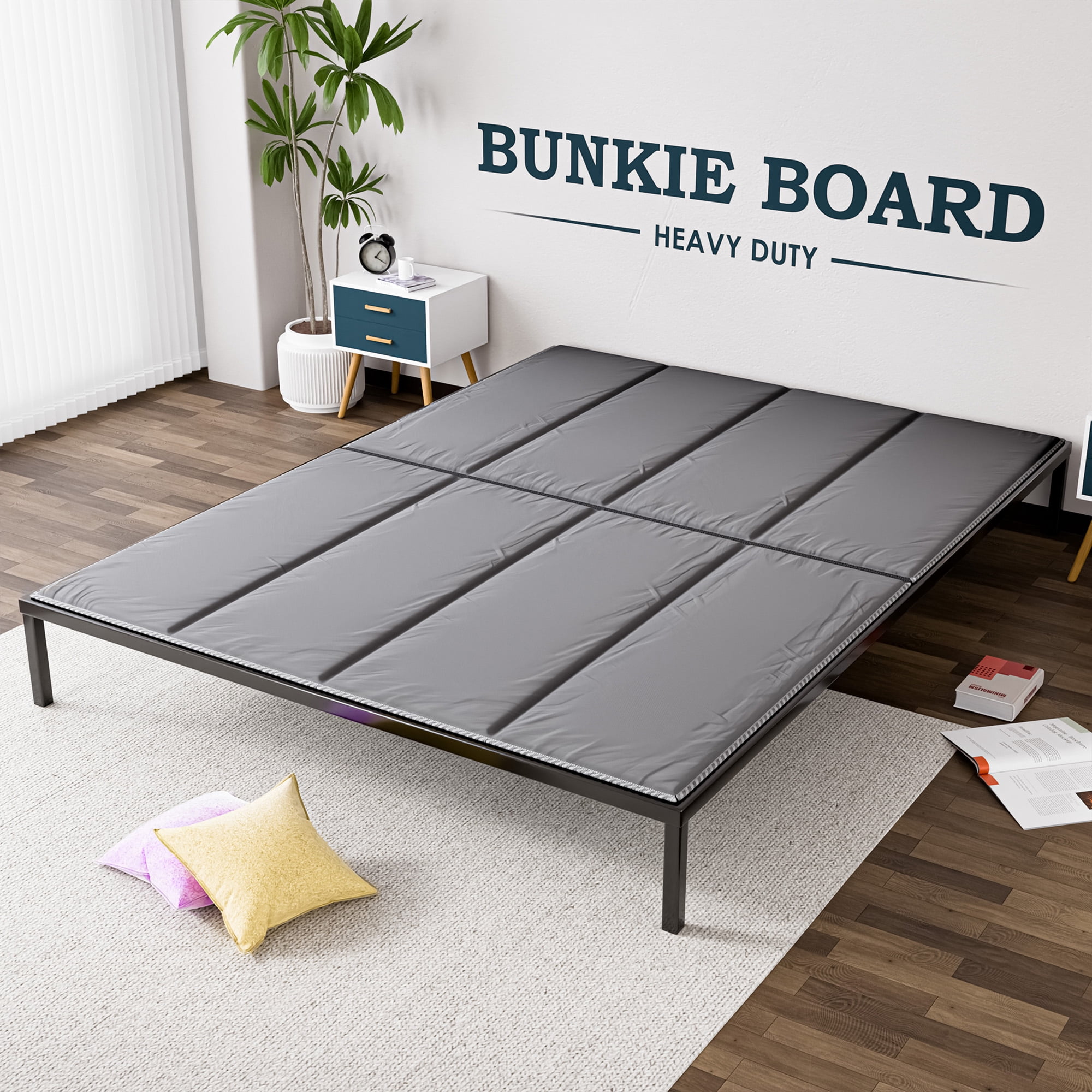 Continental Sleep, 15mm Bunkie Board King 76x80, Heavy Duty Under Mattress Support, Low Profile Bed Support Board for Slatted bed frame, No Box Spring Needed, Noise Free, Non-Slip