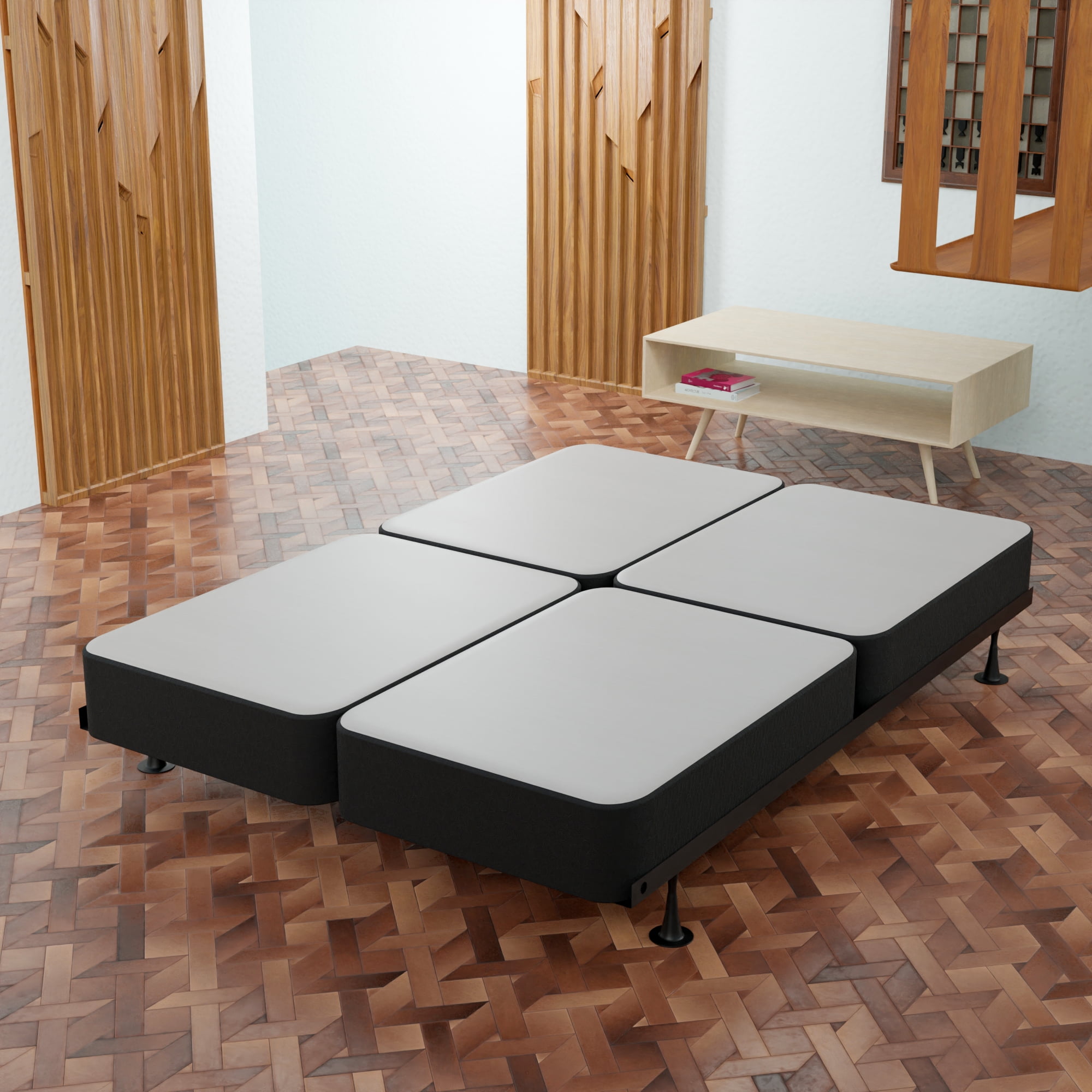 Continental Sleep, 4Inch Fully Assembled Wood Split Low Profile