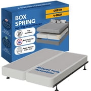 Continental Sleep, 4 Split wood Box Spring/Foundation for Mattress, Queen