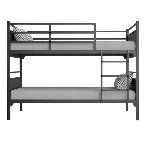 Continental Sleep, 5" Foam Mattress with Metal Bunk Bed for Kids & Adult, Twin