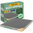 thumbnail image 1 of Continental Sleep, Unassembled King Box Spring for King Bed, 4.5-Inch Wood Box Spring Only, Noise-Free Mattress Foundation, Packed Flat, Easy Assembly, Gray, 1 of 8