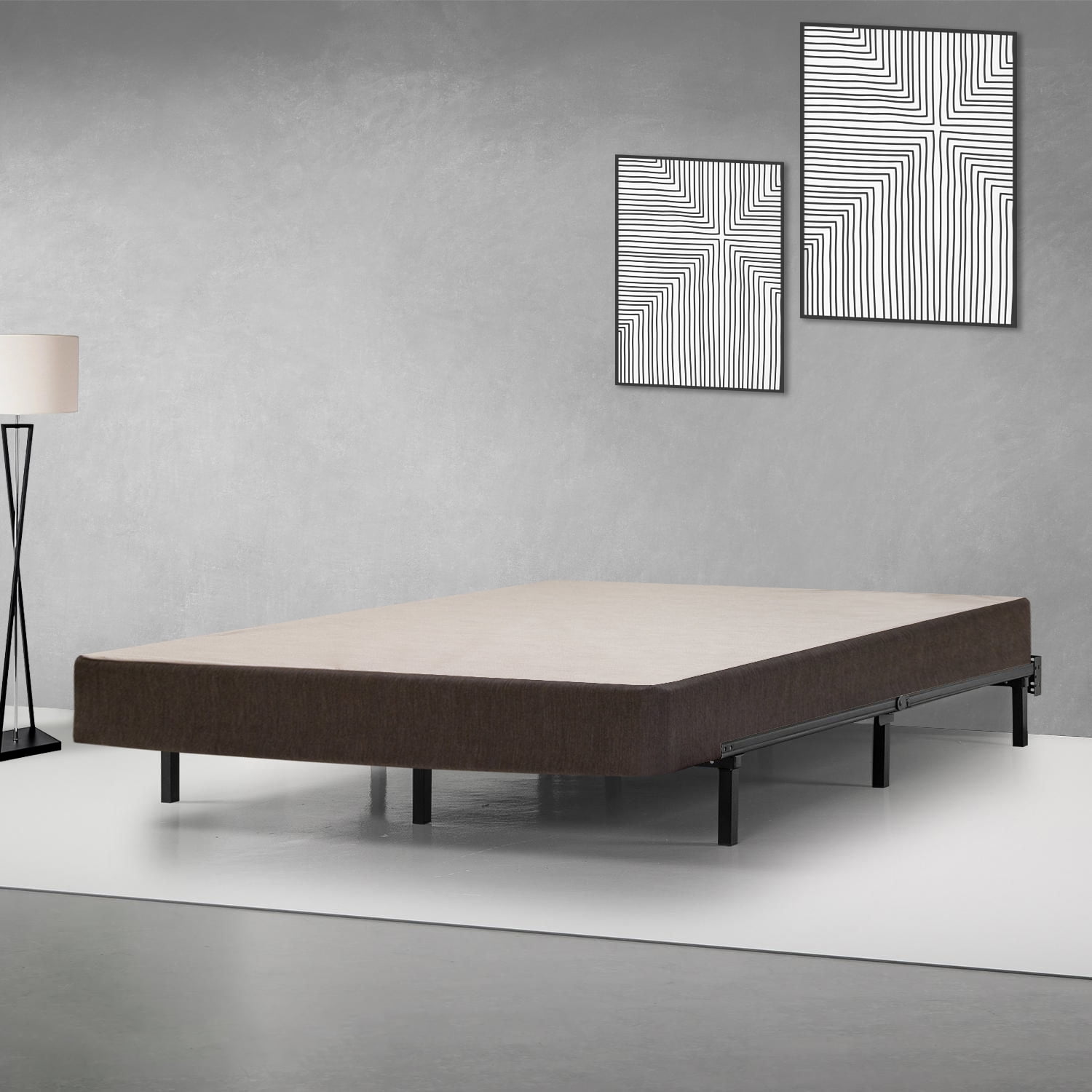 Zinus Quick Lock 4 Metal Smart Box Spring Mattress Foundation King Walmart