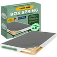 thumbnail image 1 of Continental Sleep, Unassembled Twin Box Spring for Twin Bed, 4.5-Inch Wood Box Spring Only, Noise-Free Mattress Foundation, Packed Flat, Easy Assembly, White, 1 of 9