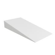 Continental Sleep, Extra Wide Bed Wedge Pillow, Body Support Sponge, Tringle Incline Cushion to Elevate Upper Body, Good for Neck Pain, Snoring, Acid Reflux, 40 x 20 x 4, White