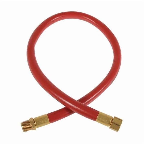 Continental 1/2" ID x 24" PVC Coupled Snubber Hose 300 PSI RD 45FM93