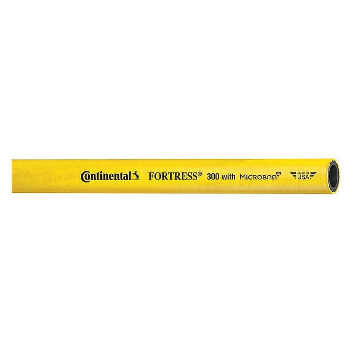 Continental Washdown Hose,1/2" ID x 100 ft.,Yellow FRT050-100-G
