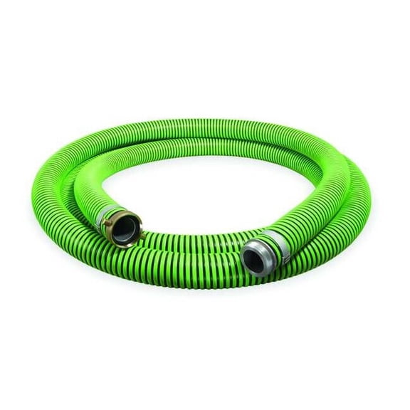 Continental 2" ID x 25 ft Discharge & Suction Hose BK/GN GH200-25MF-G
