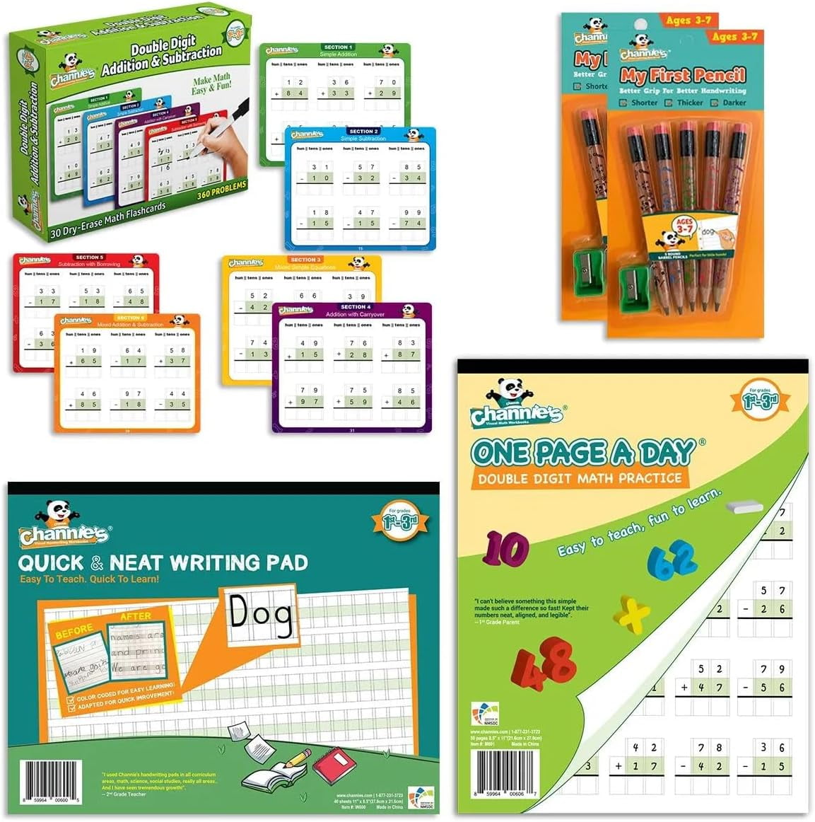 Continue Learning with Ease for Special Needs Medium Blocks, 2nd, 3rd