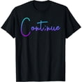 thumbnail image 1 of Continue Semicolon 988 Suicide Prevention Awareness T-Shirt, 1 of 4