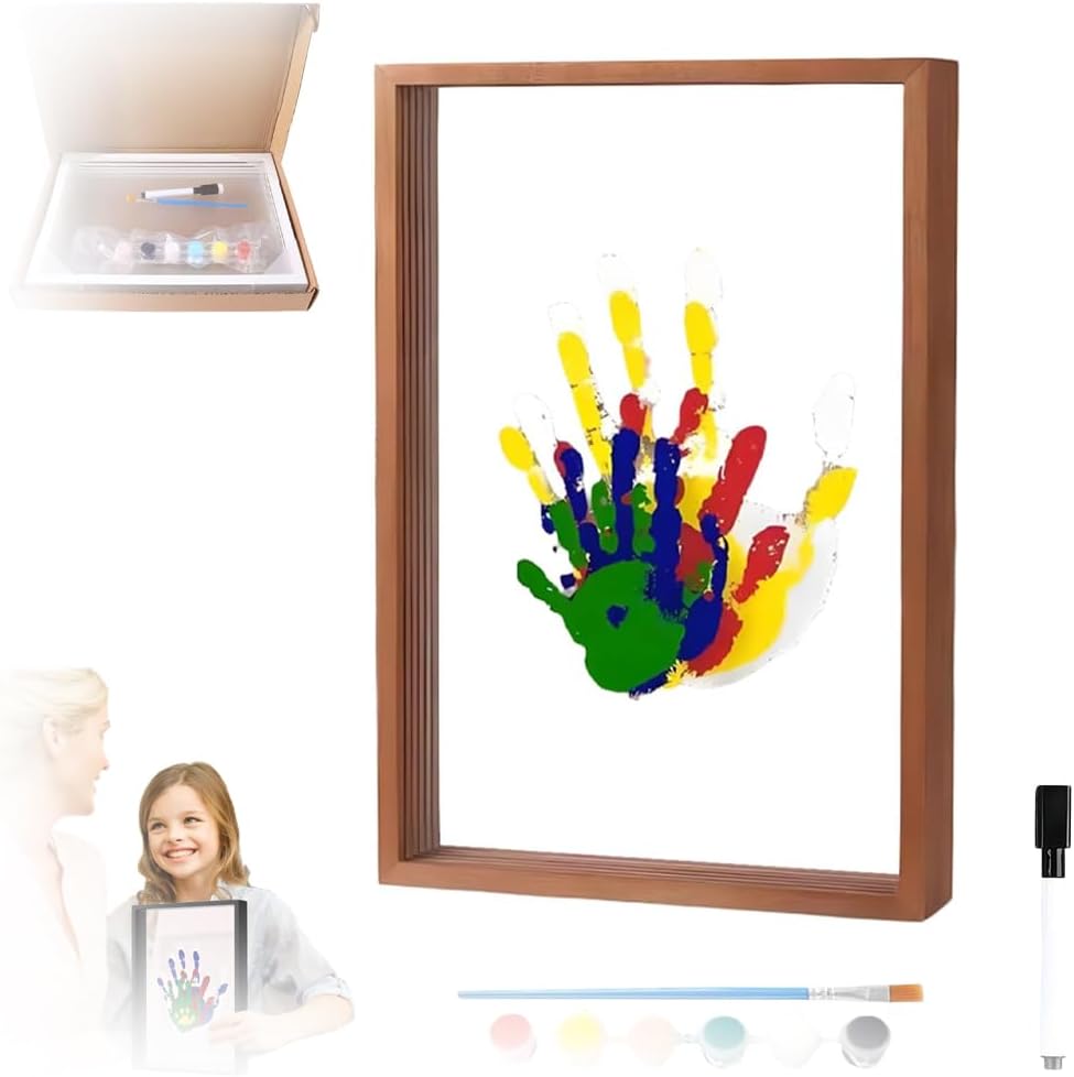 Continueas Family Handprint Kit, Family Gifts Ideas Keepsake Frame, DIY ...