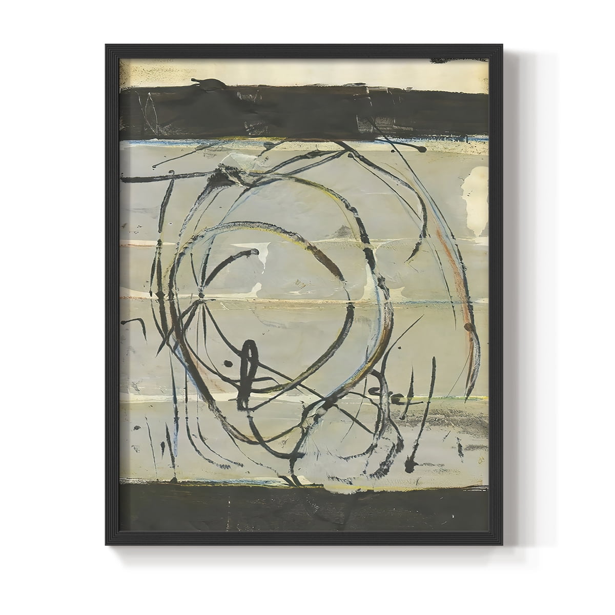 Continuing Energy II in Paper Solid Wood 22 x 28 Framed Print