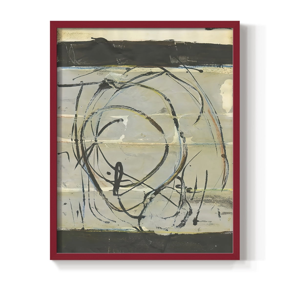 Continuing Energy II in Paper Solid Wood 8 x 10 Framed Print