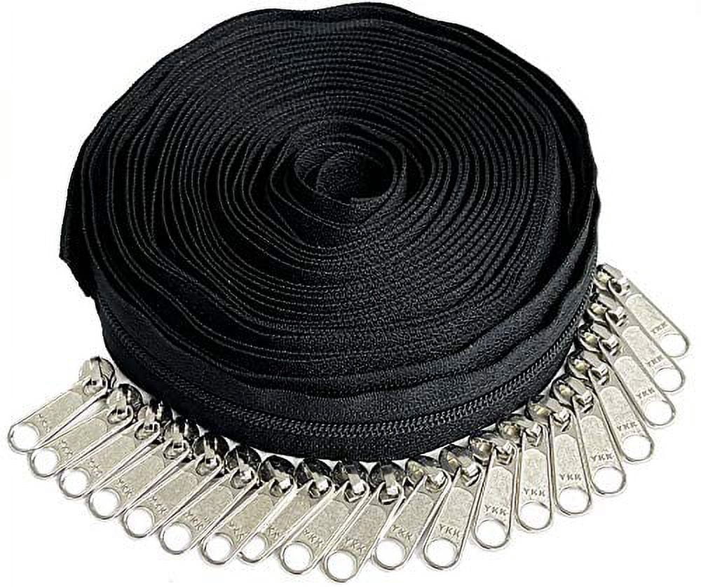 Continuous Chain Zipper YKK #3 Nylon Coil (Colorful) 5 Yards - 20 ...