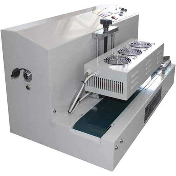 Continuous Induction Sealer Electromagnetic Continuous Aluminum Foil Sealing Machine for Bottle Cap Dia. 0.78-1.97" 220V