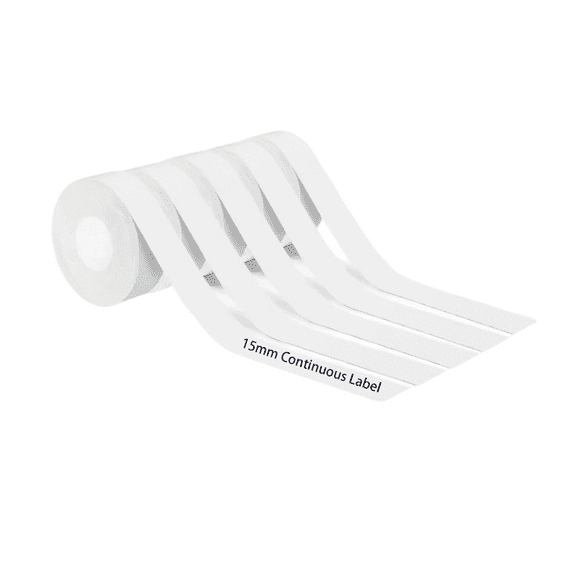 Continuous Label Non-Precut Label Compatible with Phomemo D30/Q30/D35 Thermal Self-Adhesive Sticker,0.59'' x 13.12ft