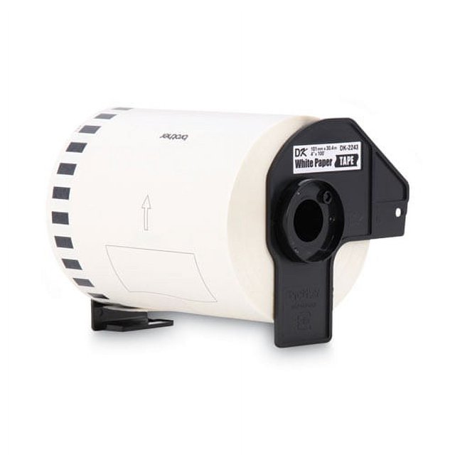 Continuous Length Shipping Label Tape For Ql1050, 4" X 100 Ft Roll