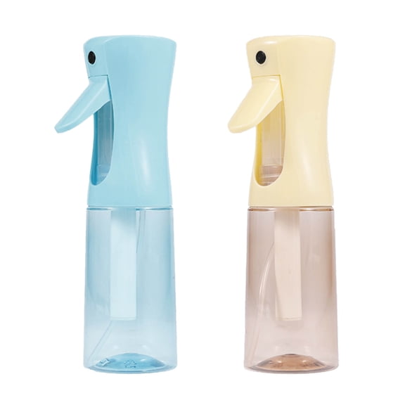 Continuous Mist Spray Bottle 2 Pack (6.8 Oz), Empty Ultra Fine Water Sprayer for Hair Styling, Cleaning, Plants, Pets, Barber & Salon Use