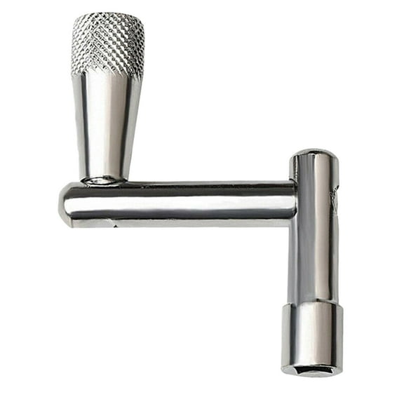 Continuous Motion Drum Key Tuner - Standard Drum Tuning Key with Locking Function for Precise Drumhead Adjustments, Metal Percussion Tool for Marching Drums