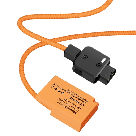 Continuous Power D-TAP to LPE17 Dummy Battery for R10 RP T6s T6i DSLR Cameras