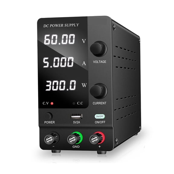 Continuous Rotation Encoder DC Lab Power Supply Laboratory Adjustable Bench Source Updated LCD Current Stabilizer ,Low-loss