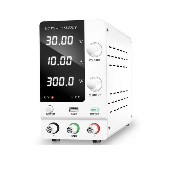 Continuous Rotation Encoder DC Lab Power Supply Laboratory Adjustable Bench Source Updated LCD Current Stabilizer ,Test accurately