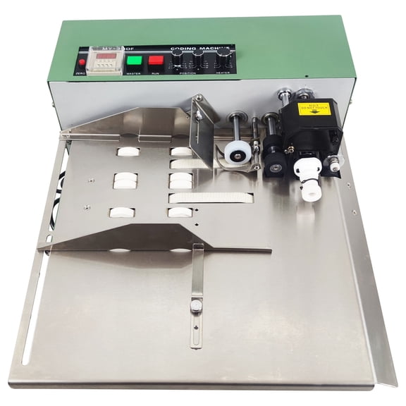 Continuous Solid-ink Coding Machine Widened Flat Surface Ink Printer 110V for Paper/Thin Cardboard/Plastic Film/Aluminum Foil