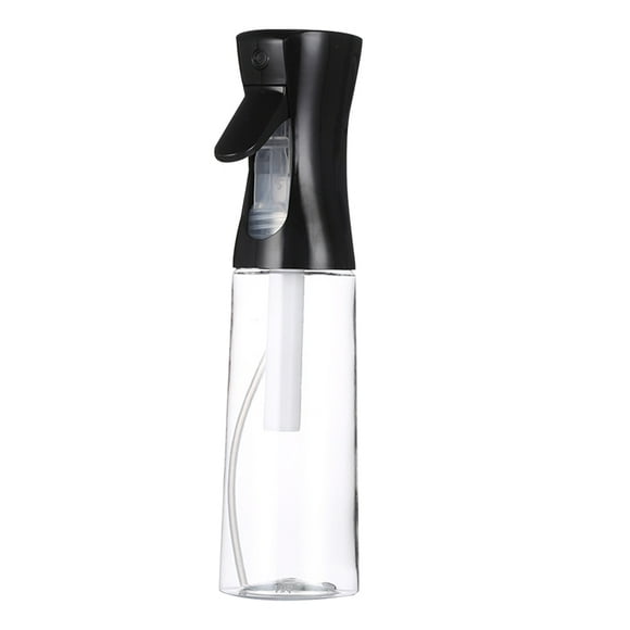 Continuous Spray Water Bottle, Hair Mist Sprayer, Ultra Fine, Solvent & BPA Free Clear Plastic, Pressurized Mister, With Pump, For Plants,black