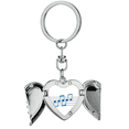 thumbnail image 1 of Continuous Staff Increment Notes Heart Angel Wing Key Chain Holder, 1 of 3