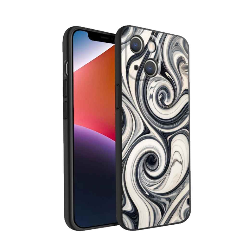 Continuousmarbleswirls2 phone case for iPhone 14 for Women Men Gifts