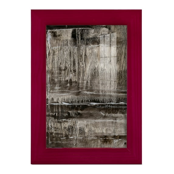 Continuum III -Framed Print w/glass-Cherry Red