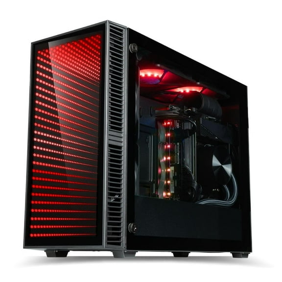 Continuum Mini RTX 5070 12GB, 8-Core AMD Ryzen 7 5700X CPU, 32GB DDR4 RAM, 2TB NVMe SSD, Gaming Desktop PC w/Windows 11 Pro, 3-Year Warranty, RGB Keyboard+Mouse, Internal Wi-Fi