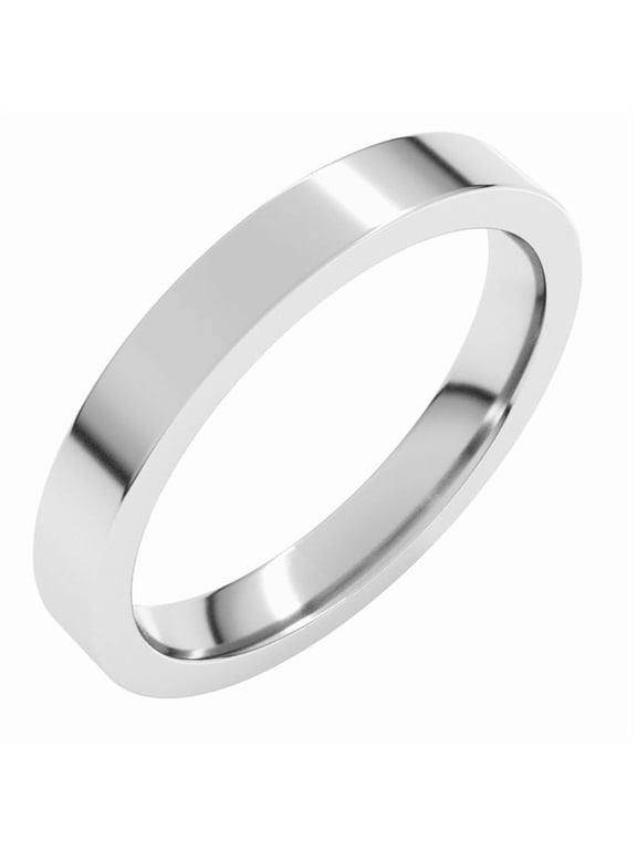 Continuum Sterling Silver 3 mm Comfort-Fit Flat Band Size 5 - Sterling Silver Fine Jewelry | Jewelry by Sweet Pea