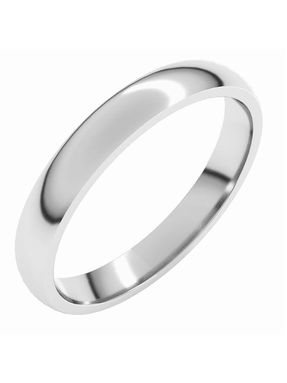 Continuum Sterling Silver 3 mm Lightweight Comfort-Fit Half Round Band Size 13 - Sterling Silver Fine Jewelry | Jewelry by Sweet Pea